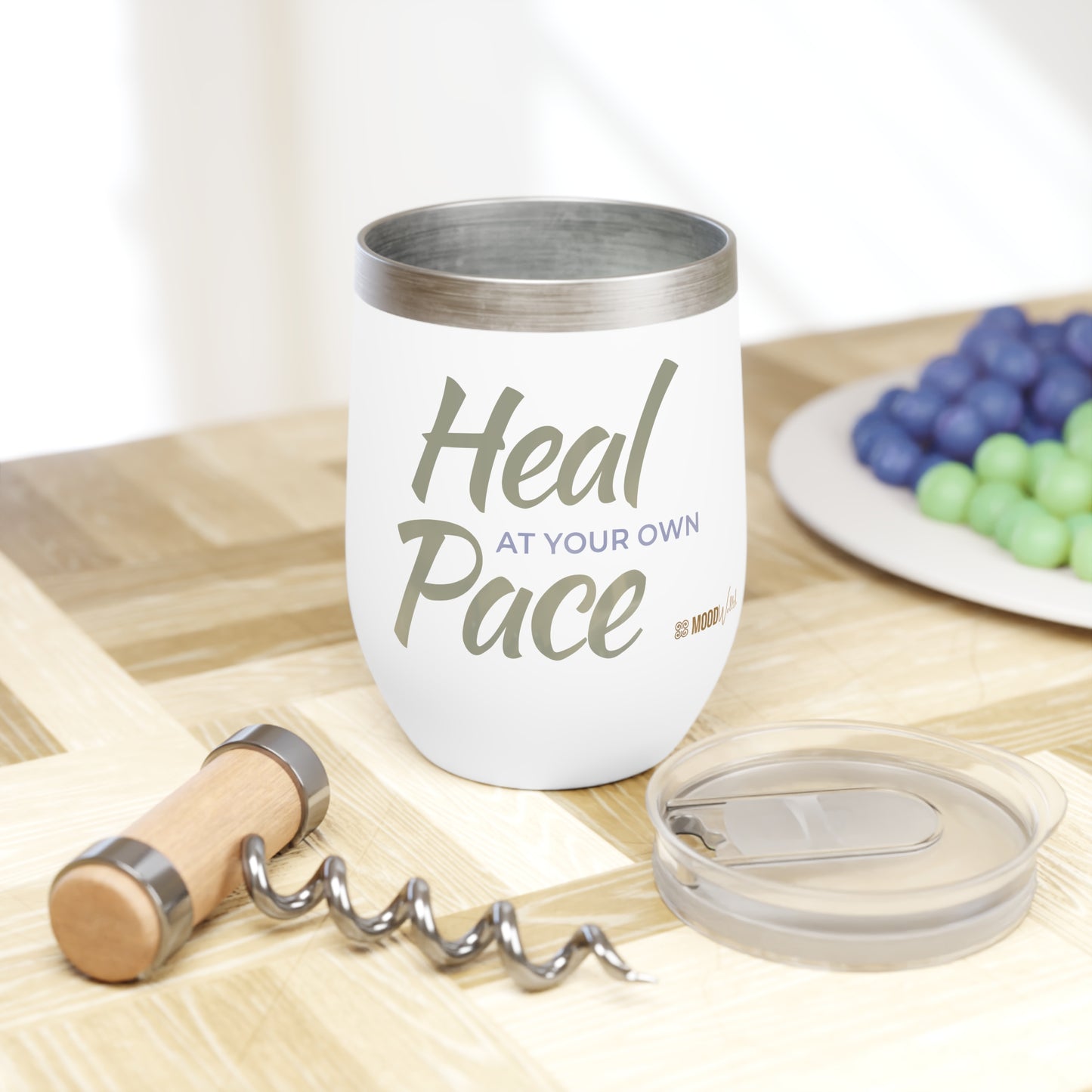 Heal at Your Own Pace Chill Wine Tumbler, 12oz.