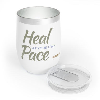 Heal at Your Own Pace Chill Wine Tumbler, 12oz.