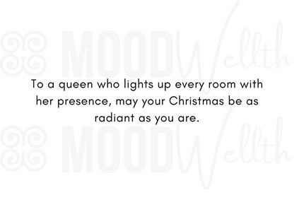 You Light the Room  Holiday Greeting Card