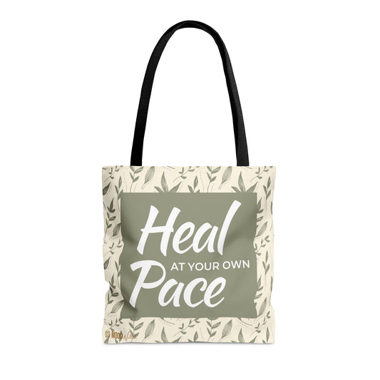 Heal At Your Own Pace Tote Bag